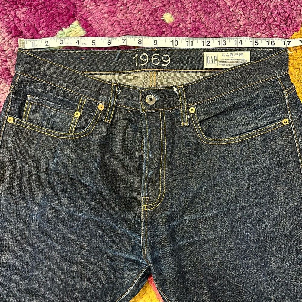 Gap 1969 Selvedge denim, slim fit, size 33x32